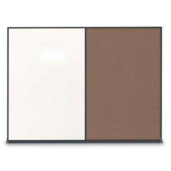 Double Door Radius Corkboard, 60"X36", B